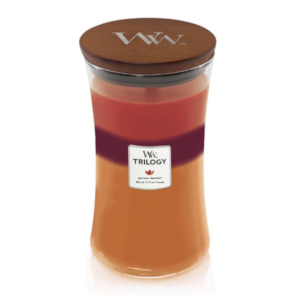 WoodWick Autumn Harvest Large Hourglass Candle Extra Image 1